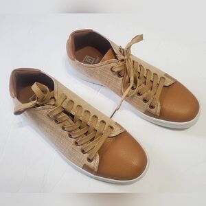 2/$30 Faranzi Men's Tan Casual Lace Up Sneakers Size 10